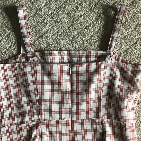 Forever 21 Plaid Striped Mini Dress Size M - Picture 3 of 5
